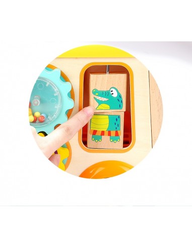 Drewniana Kostka Edukacyjna Sorter...