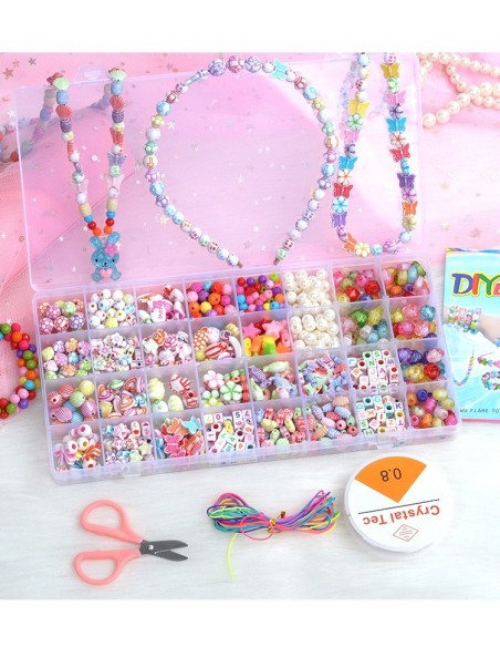 ZESTAW KORALIKÓW DO ROBIENIA BRANSOLETEK OPASEK KORALIKI