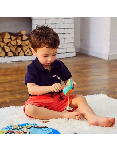 ŁOWIENIE RYBEK GRA DREWNIANE RYBKI DO...