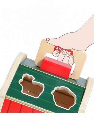 SORTER DREWNIANY FARMA KOSTKA...