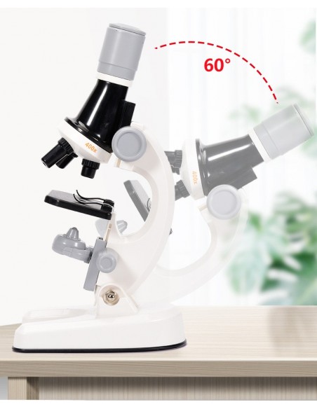 Mikroskop dla dzieci LED Zestaw Edukacyjny 1200x