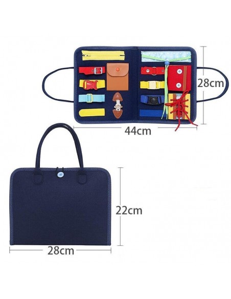 TABLICA MANIPULACYJNA SENSORYCZNA MONTESSORI