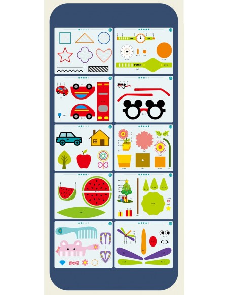 DŁUGOPIS DRUKARKA 3D PEN BEZPIECZNY ZESTAW + WZORY FIOLETOWY