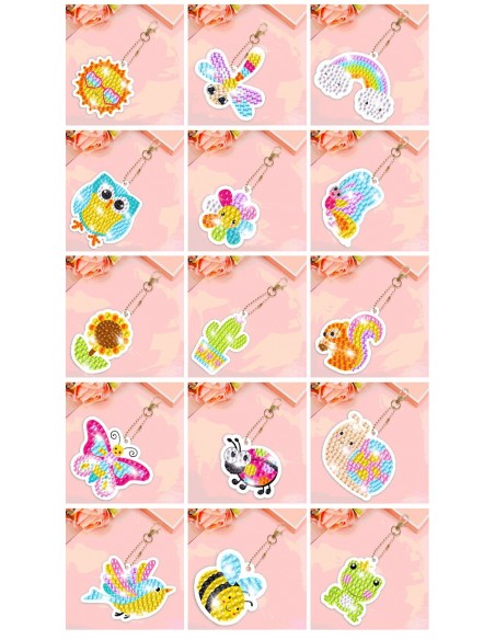 HAFT DIAMENTOWY naklejki diamentowe mozaika 5D zwierzęta i owady