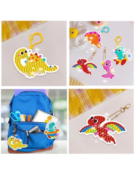 HAFT DIAMENTOWY naklejki diamentowe mozaika 5D dinozaury