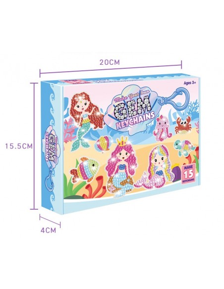 HAFT DIAMENTOWY naklejki diamentowe mozaika 5D syreny