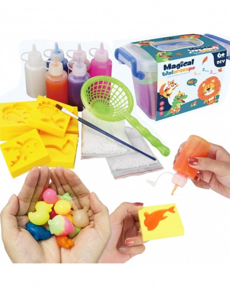 MASA PLASTYCZNA DLA DZIECI ŻEL DIY ZESTAW KREATYWNY AQUA GEL