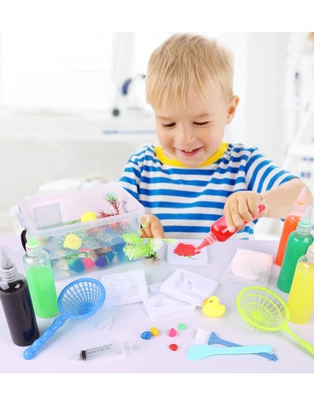 MASA PLASTYCZNA DLA DZIECI ŻEL DIY ZESTAW KREATYWNY AQUA GEL