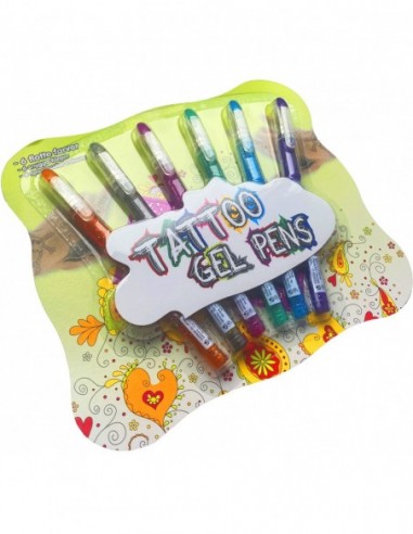 DŁUGOPISY PISAKI DO TATUAŻU ŻELOWE...