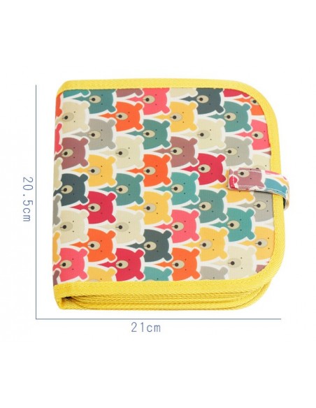 TABLICA KSIĄŻECZKA DO RYSOWANIA + PISAKI KREDOWE MIŚ