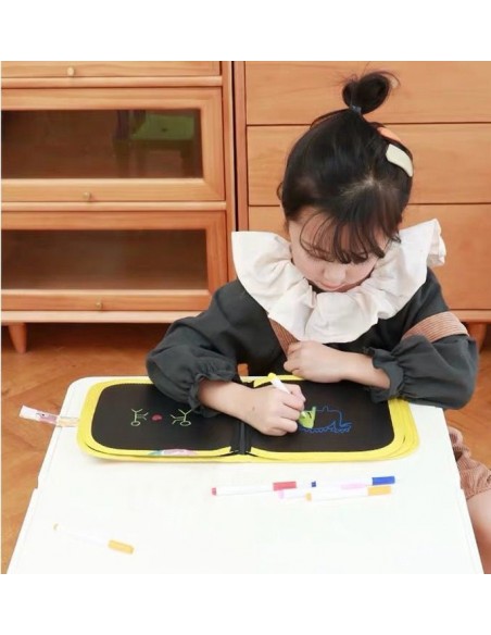 TABLICA KSIĄŻECZKA DO RYSOWANIA + PISAKI KREDOWE MIŚ