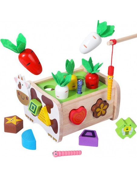 GRA ZRĘCZNOŚCIOWA SORTER MARCHEWKI I ROBACZKI KROWA