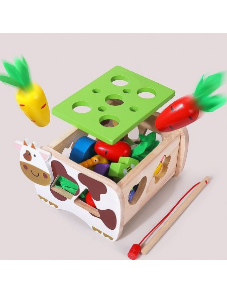 GRA ZRĘCZNOŚCIOWA SORTER MARCHEWKI I ROBACZKI KROWA