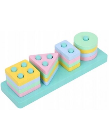 SORTER KLOCKI DREWNIANE EDUKACYJNE...