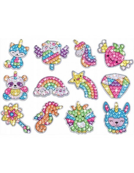 HAFT DIAMENTOWY naklejki diamentowe mozaika 5D jednorożce