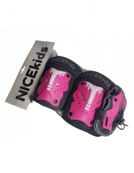 Ochraniacze Na Rolki Deskorolkę Rower Dla Dzieci S/M Różowe