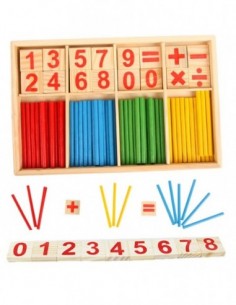 DREWNIANE CYFERKI PATYCZKI...