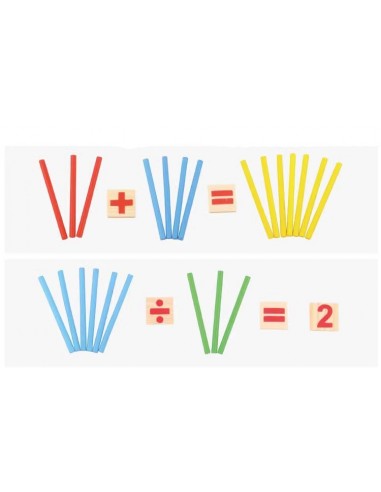 DREWNIANE CYFERKI PATYCZKI NAUKI...