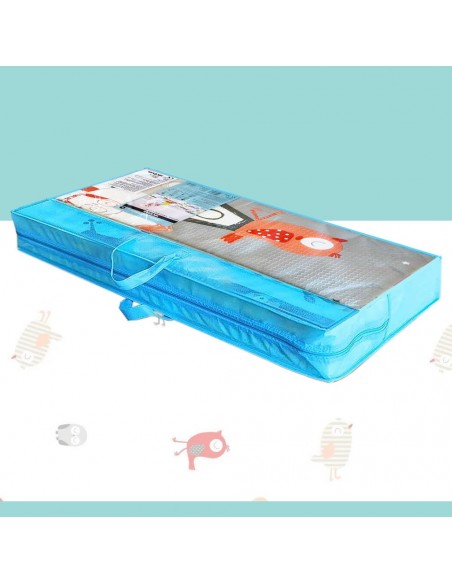 MATA PIANKOWA DWUSTRONNA SKŁADANA PTASZKI 150x200cm DZIECI PTASZKI