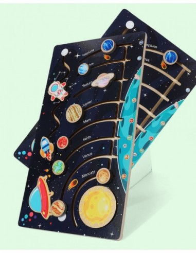 DREWNIANY LABIRYNT UKŁAD SŁONECZNY...