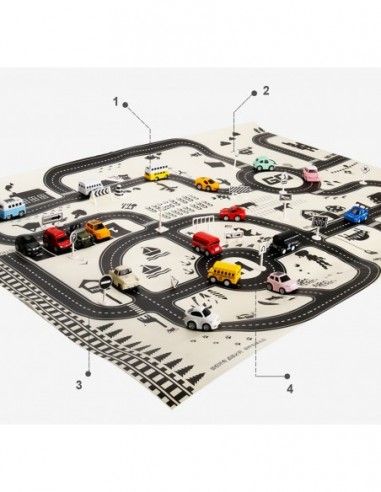 MATA EDUKACYJNA WODOODPORNA MIASTO...