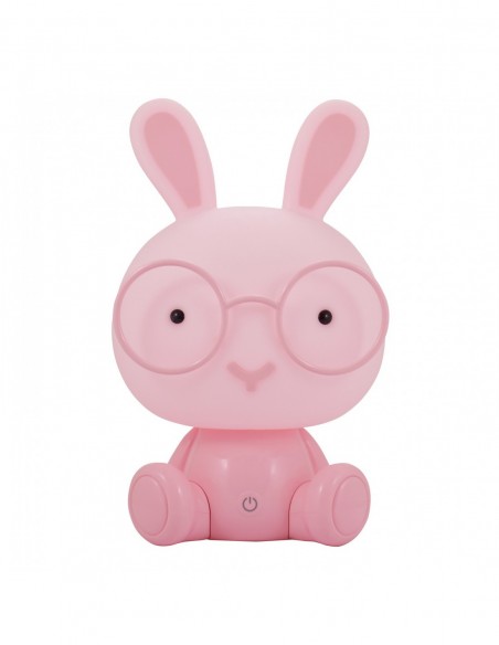 LAMPA LAMPKA BIURKOWA NOCNA DLA DZIECI KRÓLIK LED RÓŻOWA