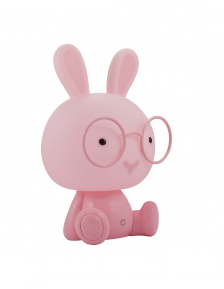 LAMPA LAMPKA BIURKOWA NOCNA DLA DZIECI KRÓLIK LED RÓŻOWA
