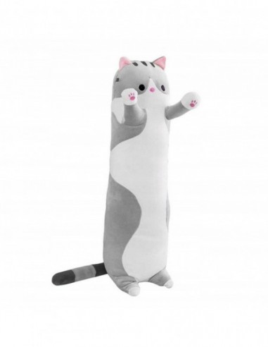 MASKOTKA PLUSZAK PODUSZKA SIWY KOT...
