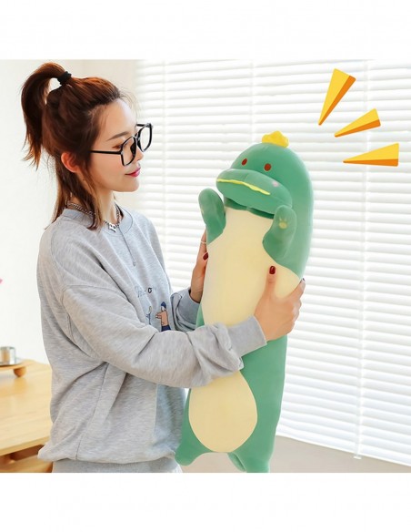 MASKOTKA PLUSZAK PODUSZKA DINOZAUR DŁUGI 70 cm