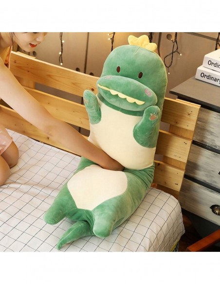 MASKOTKA PLUSZAK PODUSZKA DINOZAUR DŁUGI 70 cm