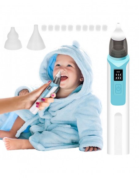 ASPIRATOR ELEKTRYCZNY DO NOSA NA KATAR ODCIĄGACZ NIEBIESKI