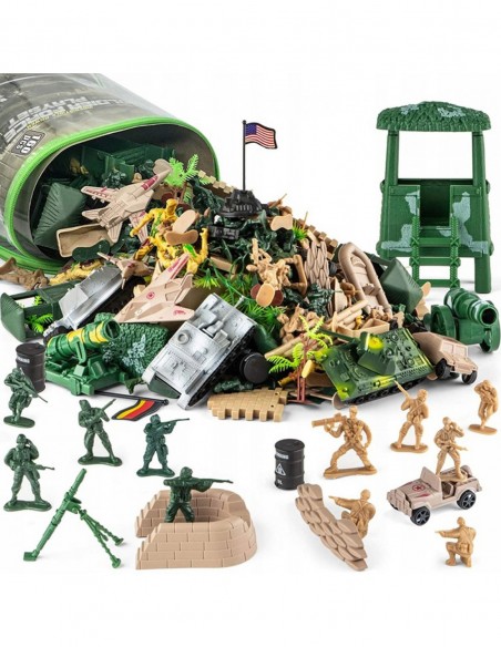 FIGURKI BAZA WOJSKOWA 350EL ŻOŁNIERZYKI MAŁA ARMIA