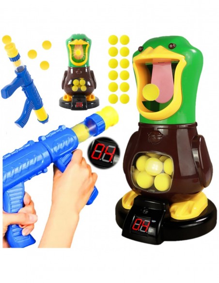 GŁODNA KACZKA STRZELANIE DO CELU PISTOLET KULKI