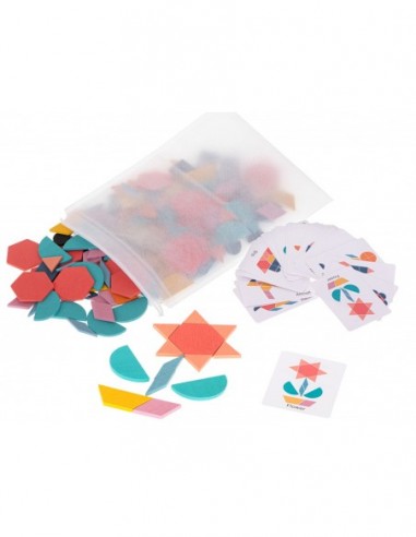 UKŁADANKA KLOCKI PUZZLE DREWNIANE...