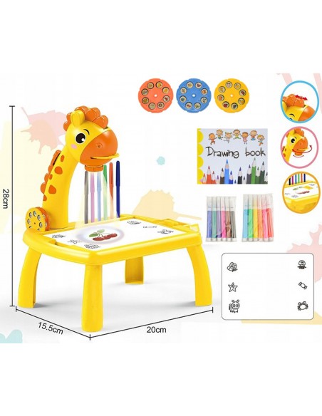 PROJEKTOR RZUTNIK DO NAUKI RYSOWANIA ŻYRAFA