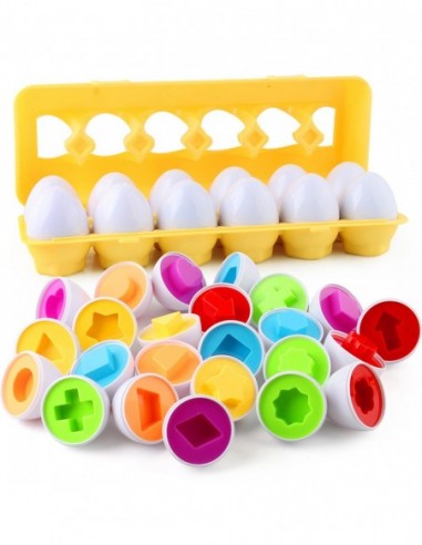 PUZZLE UKŁADANKA MONTESSORI KSZTAŁTY...