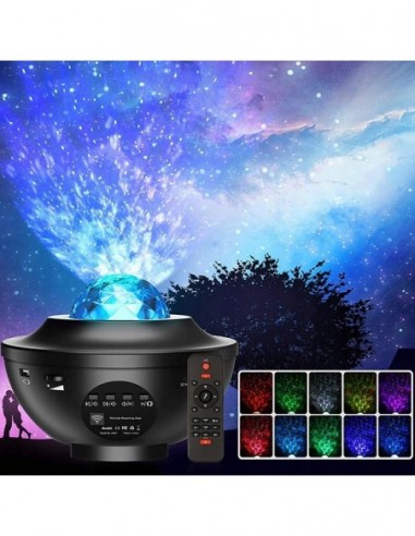 PROJEKTOR GWIAZD GŁOŚNIK BLUETOOTH...