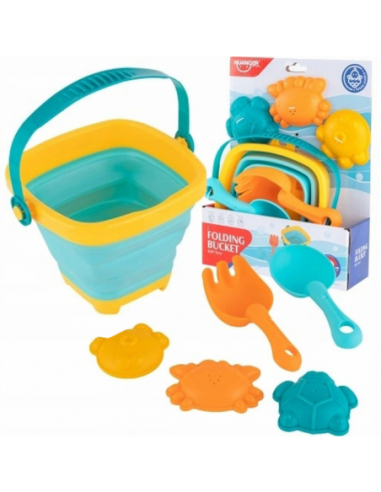 SKŁADANE WIADERKO SILIKONOWE ZABAWKI...