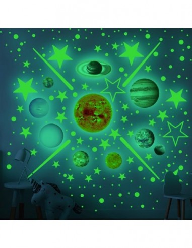 NAKLEJKI FLUORESCENCYJNE ŚWIECĄCE...