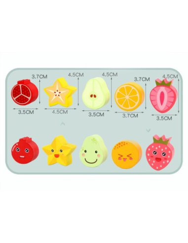 DREWNIANA KOSTKA EDUKACYJNA SORTER...