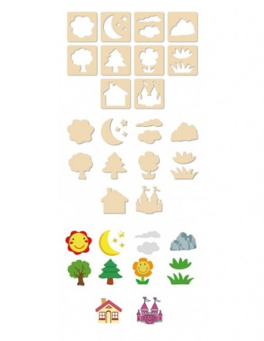 ZESTAW KREATYWNY SZABLONY DO...