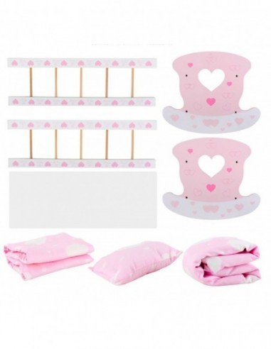 DUŻA DREWNIANA KOŁYSKA ŁÓŻECZKO DLA...