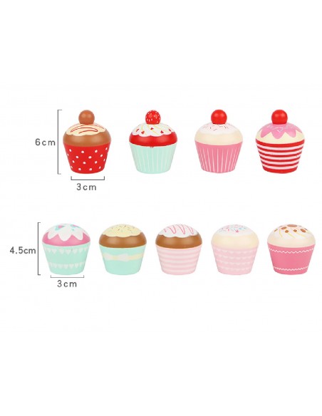 DREWNIANY ZESTAW PATERA Z CIASTECZKAMI BABECZKAMI