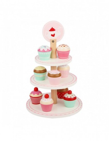 DREWNIANY ZESTAW PATERA Z...