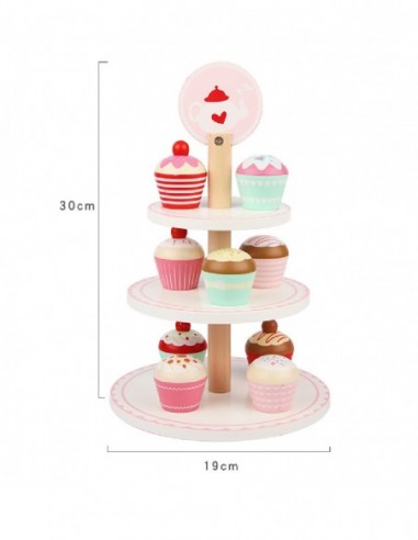 DREWNIANY ZESTAW PATERA Z...