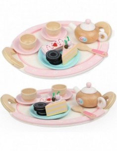 DREWNIANY ZESTAW DO HERBATY... 2