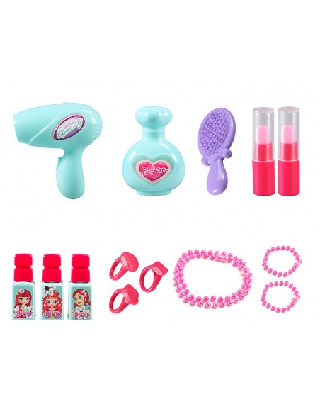 TOALETKA DLA DZIEWCZYNKI DUŻA Z LUSTREM LED DŹWIĘK