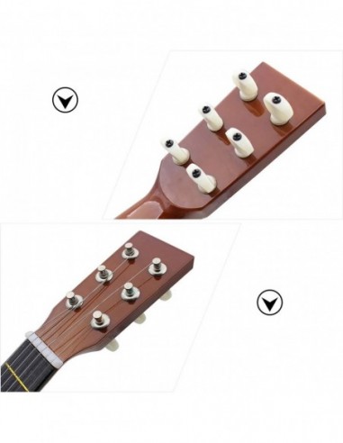 GITARA DREWNIANA AKUSTYCZNA 6...