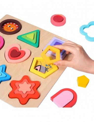 PUZZLE DREWNIANE KSZTAŁTY...