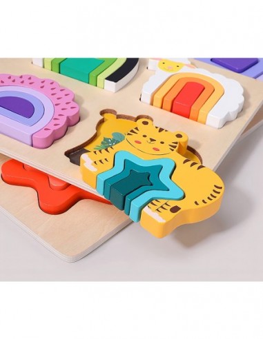 PUZZLE DREWNIANE KSZTAŁTY...